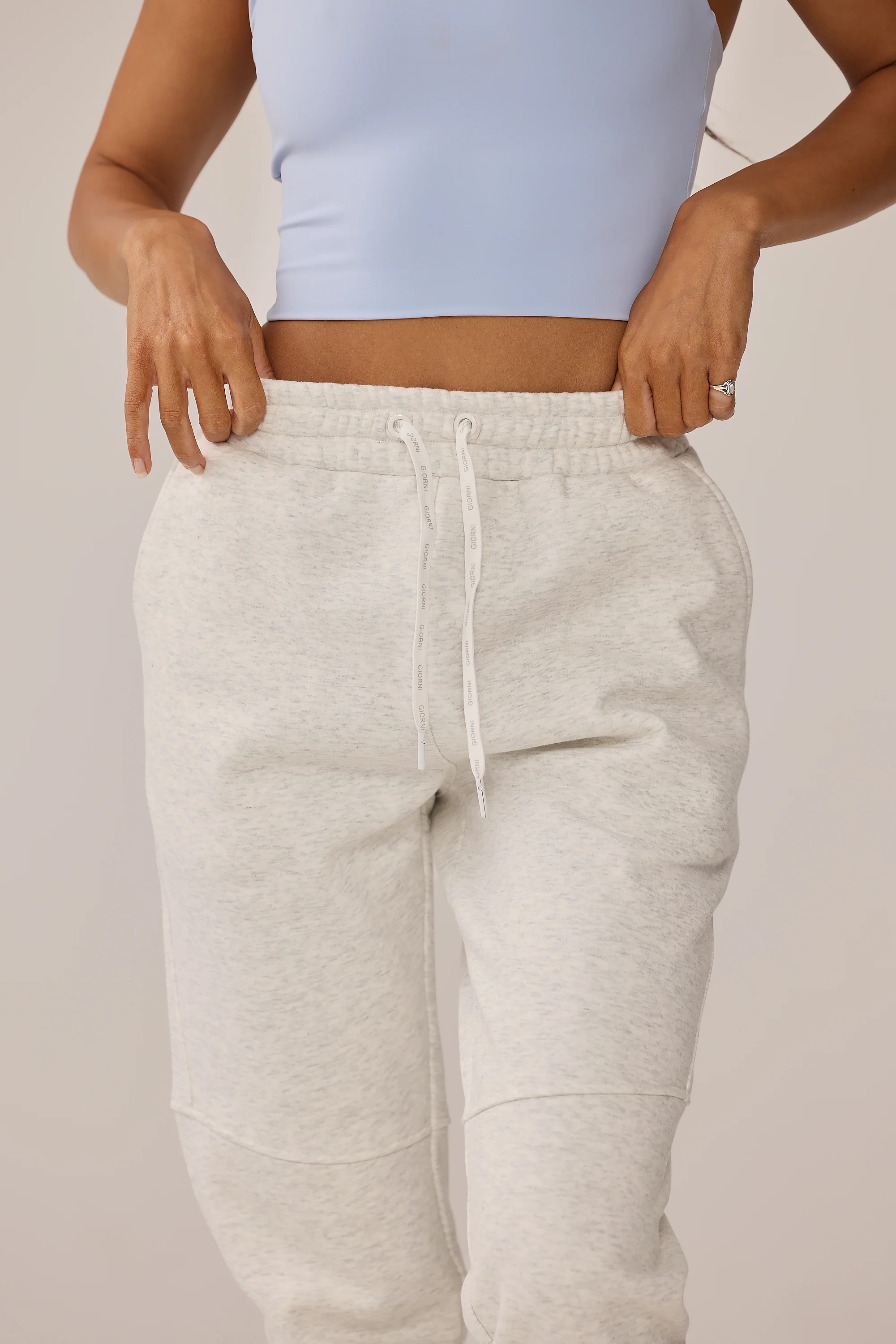 ARCHIE JOGGER - WHITE MARLE - Image 5